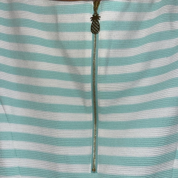 Lilly Pulitzer Lana Cap Sleeve Engineer Striped Dress Size Medium - Picture 13 of 13